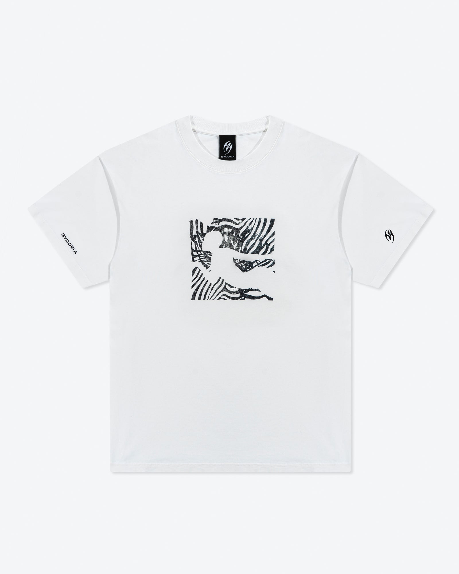 Bathing in a Pool of Divine Energy White T-shirt.