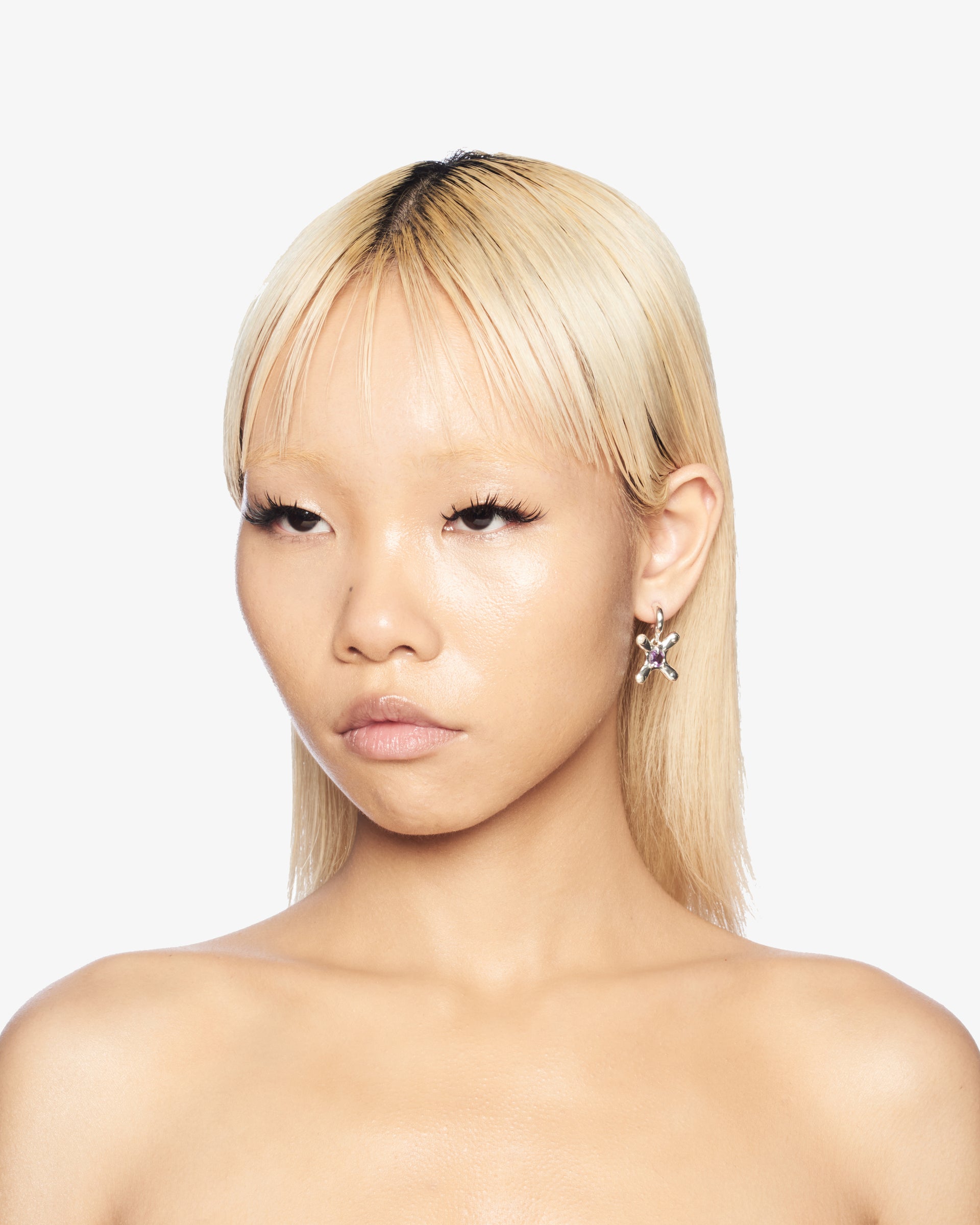 ARMA EARRINGS SILVER.