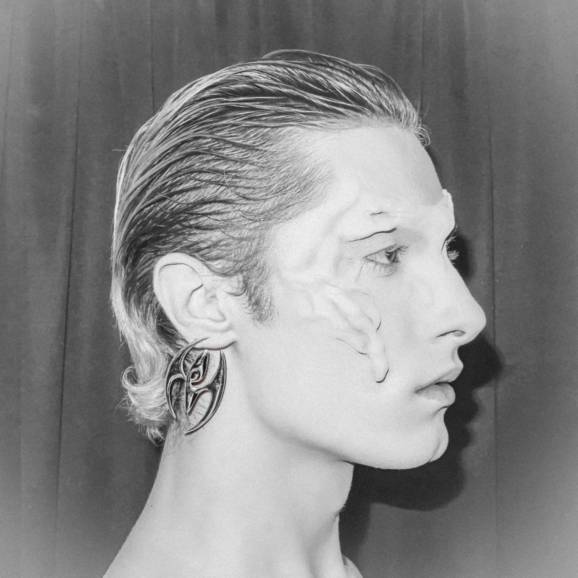 SYDORIA BIG EARRING SILVER.