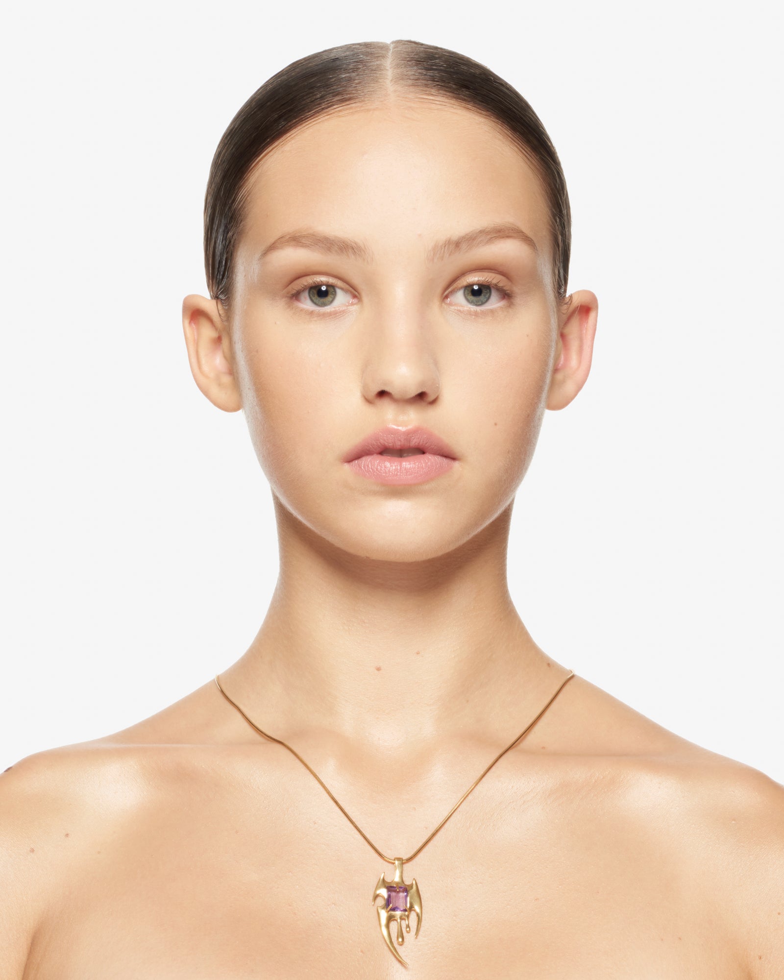 LIQUID BLADE AMETHYST NECKLECE