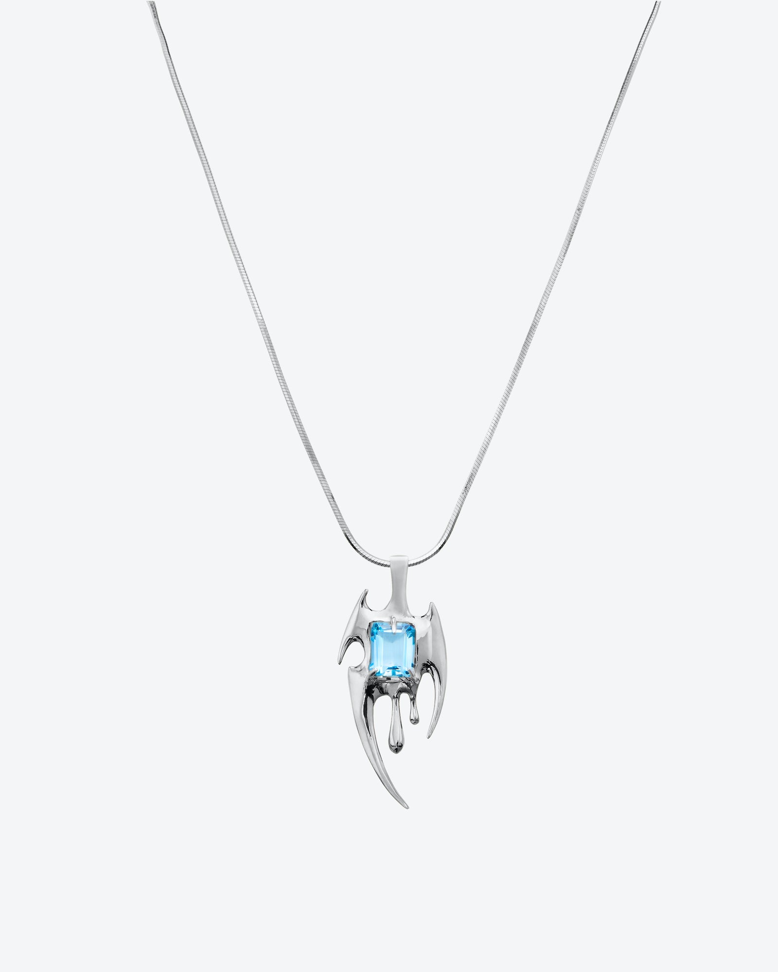 LIQUID BLADE TOPAZ NECKLACE.
