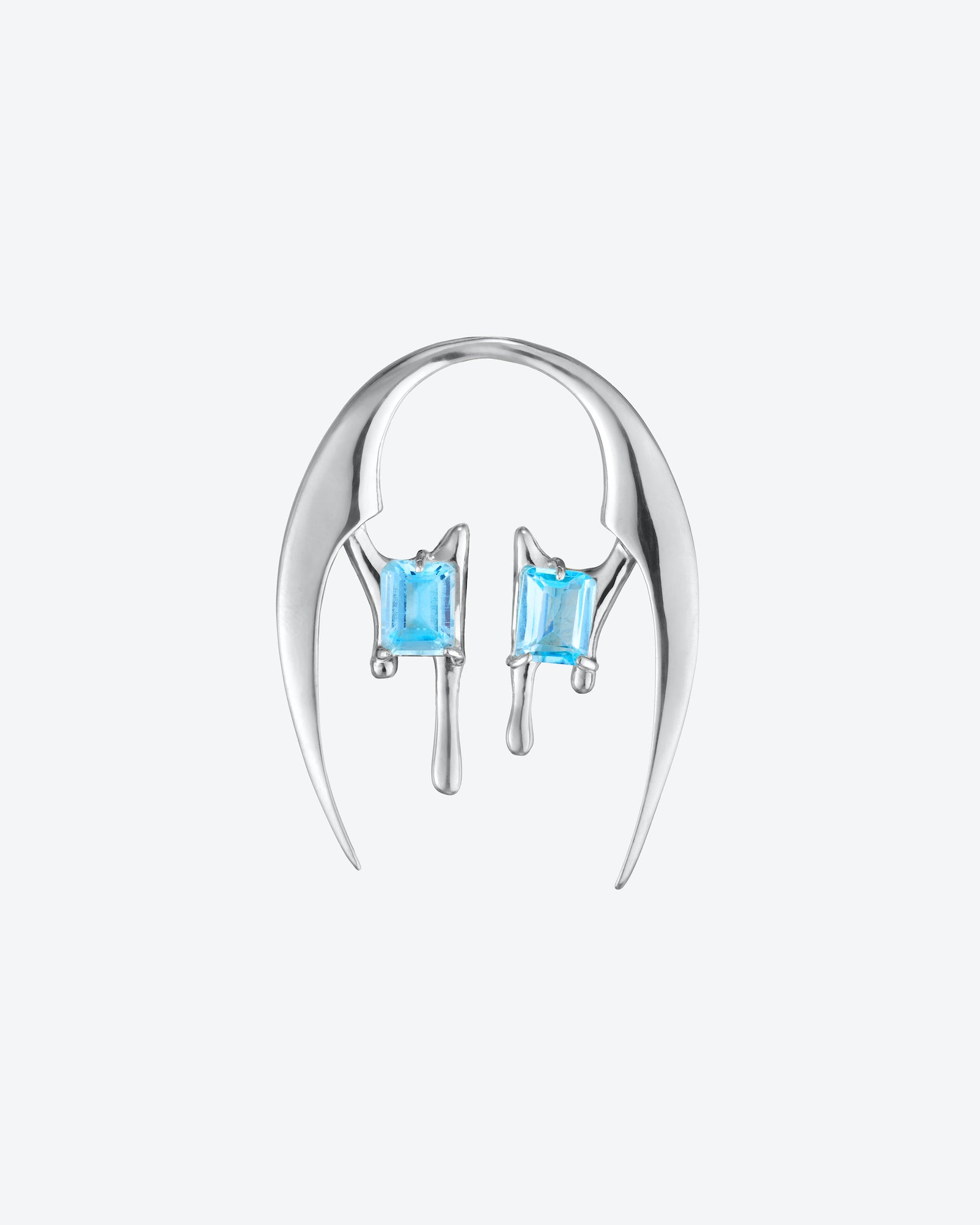 SPHERA DOUBLE TOPAZ EARRING.