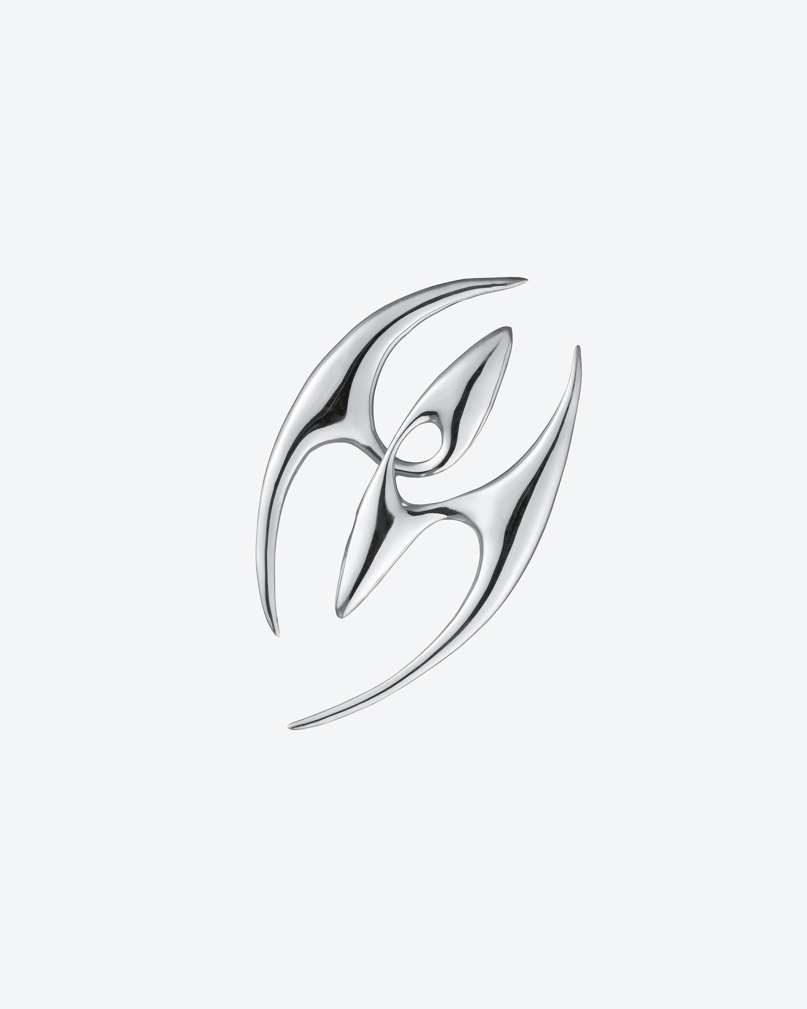 SYDORIA BIG EARRING SILVER.