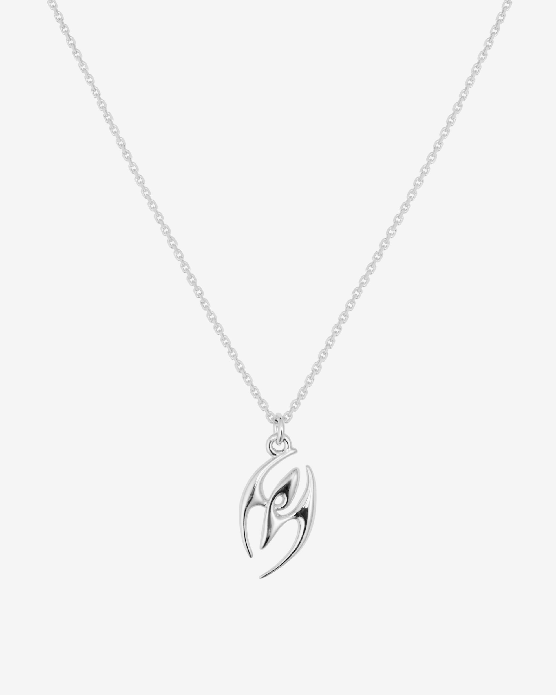 SYDORIA PENDANT NECKLACE SILVER.