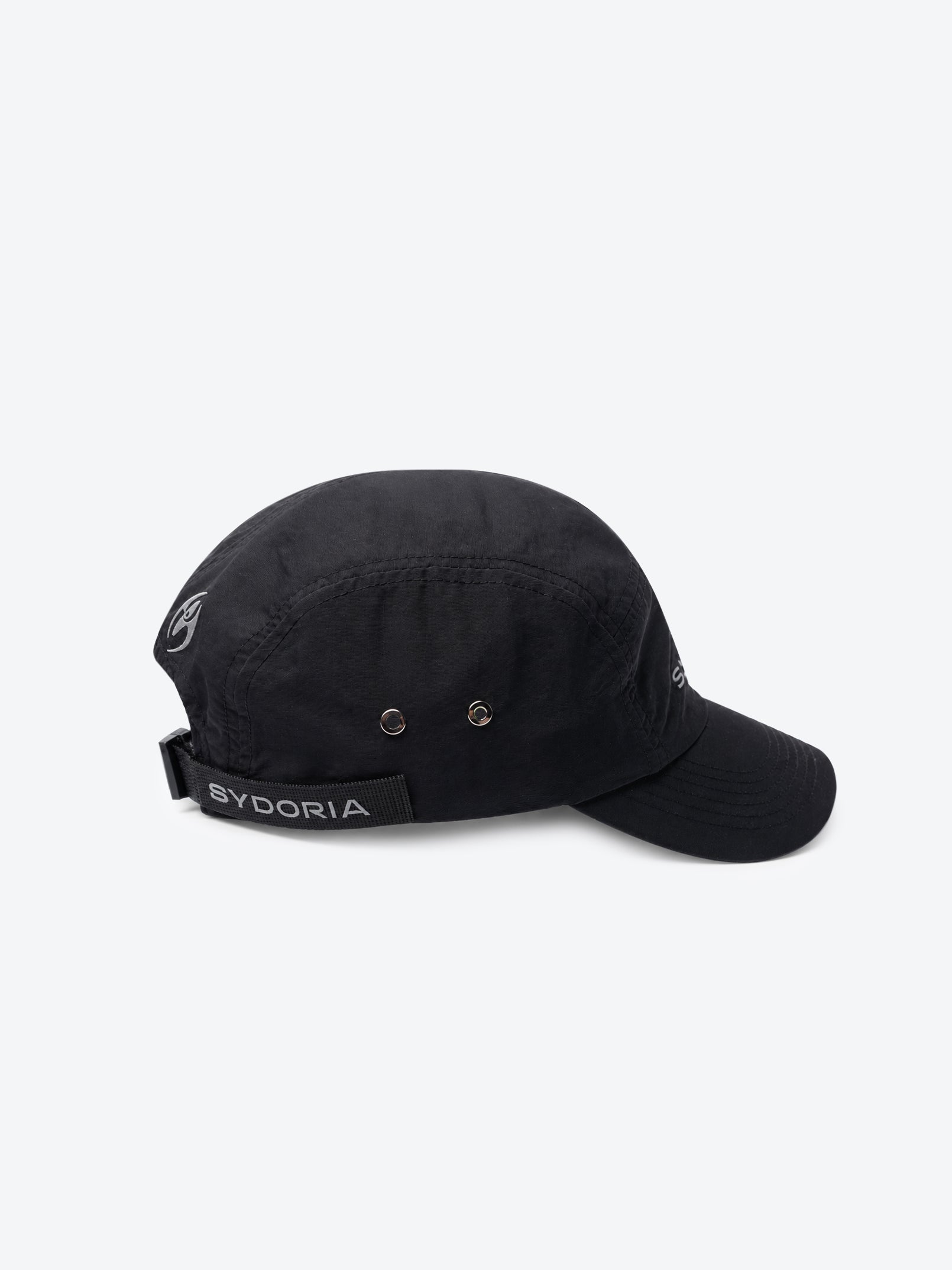 SYDO 5-PANEL CAP BLACK