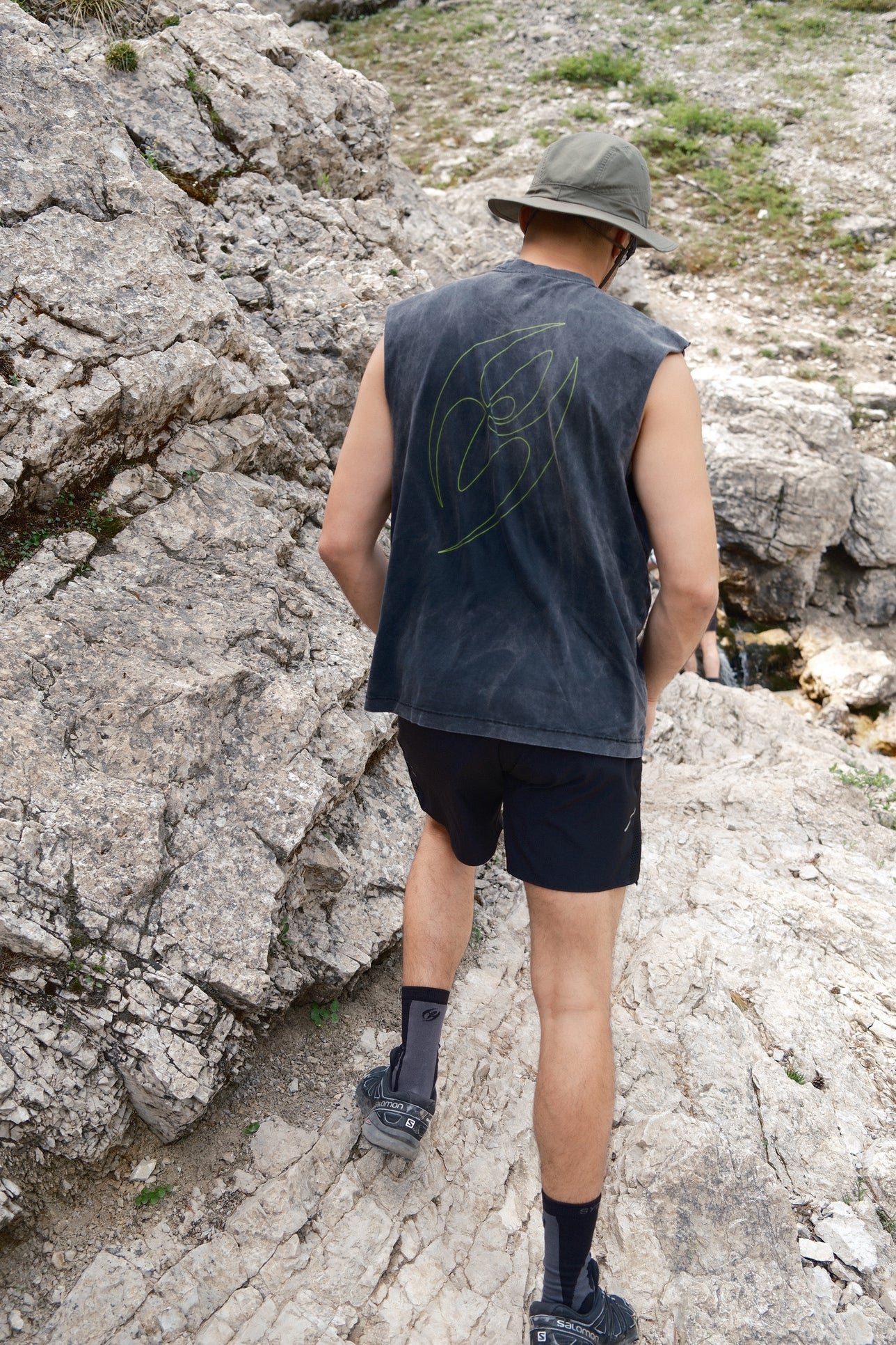 OGC TRIBAL WASHED TANK TOP