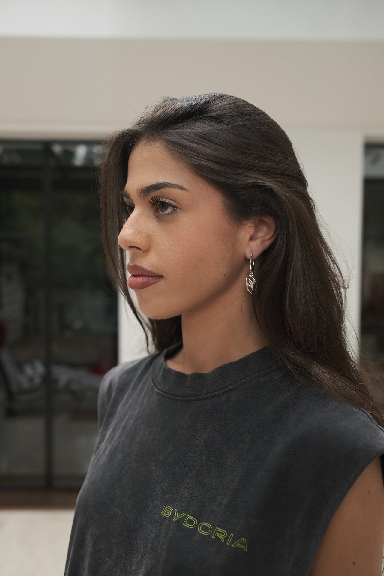 FLUID MOBILE EARRING SILVER