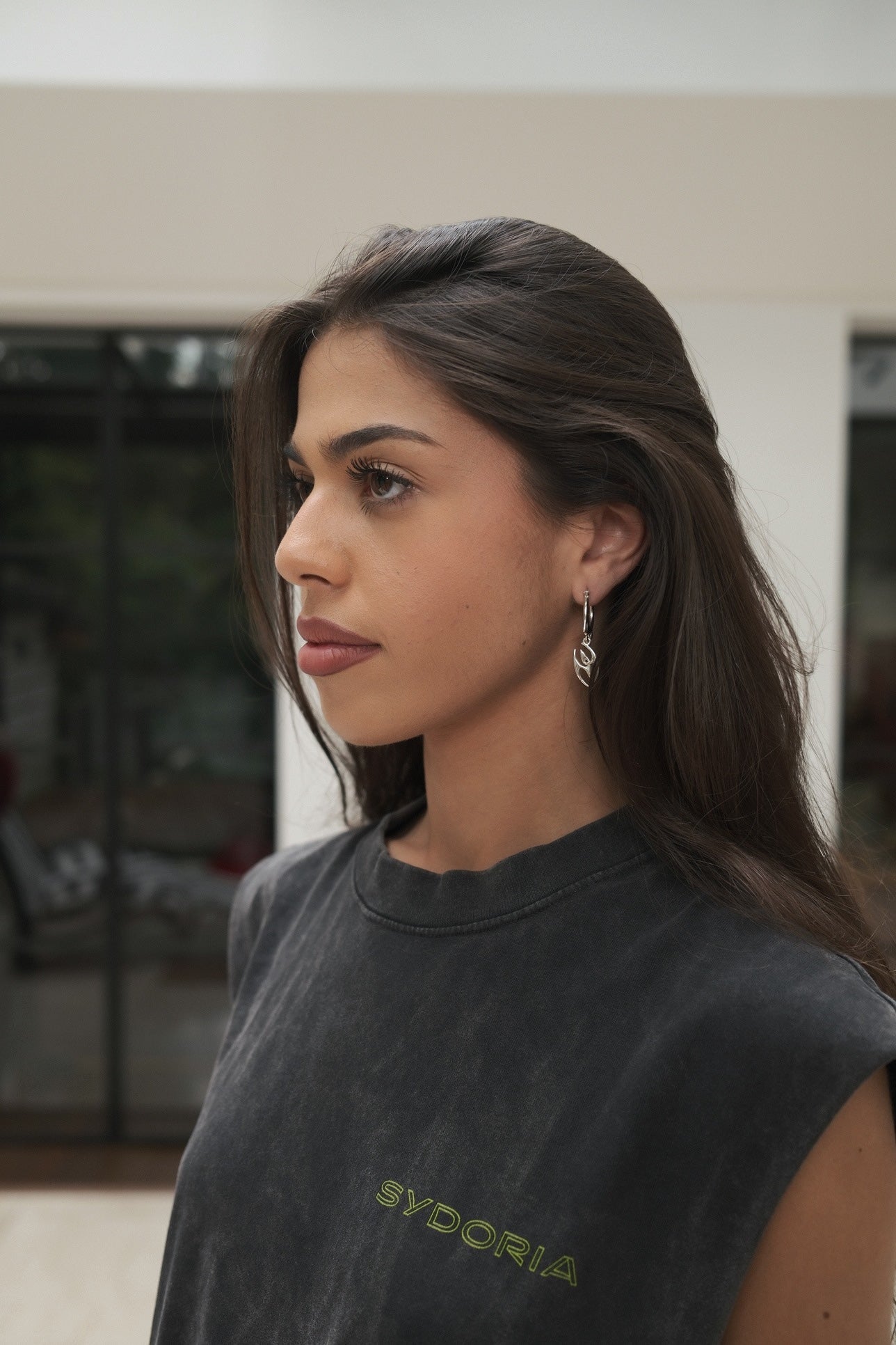 FLUID MOBILE EARRING SILVER