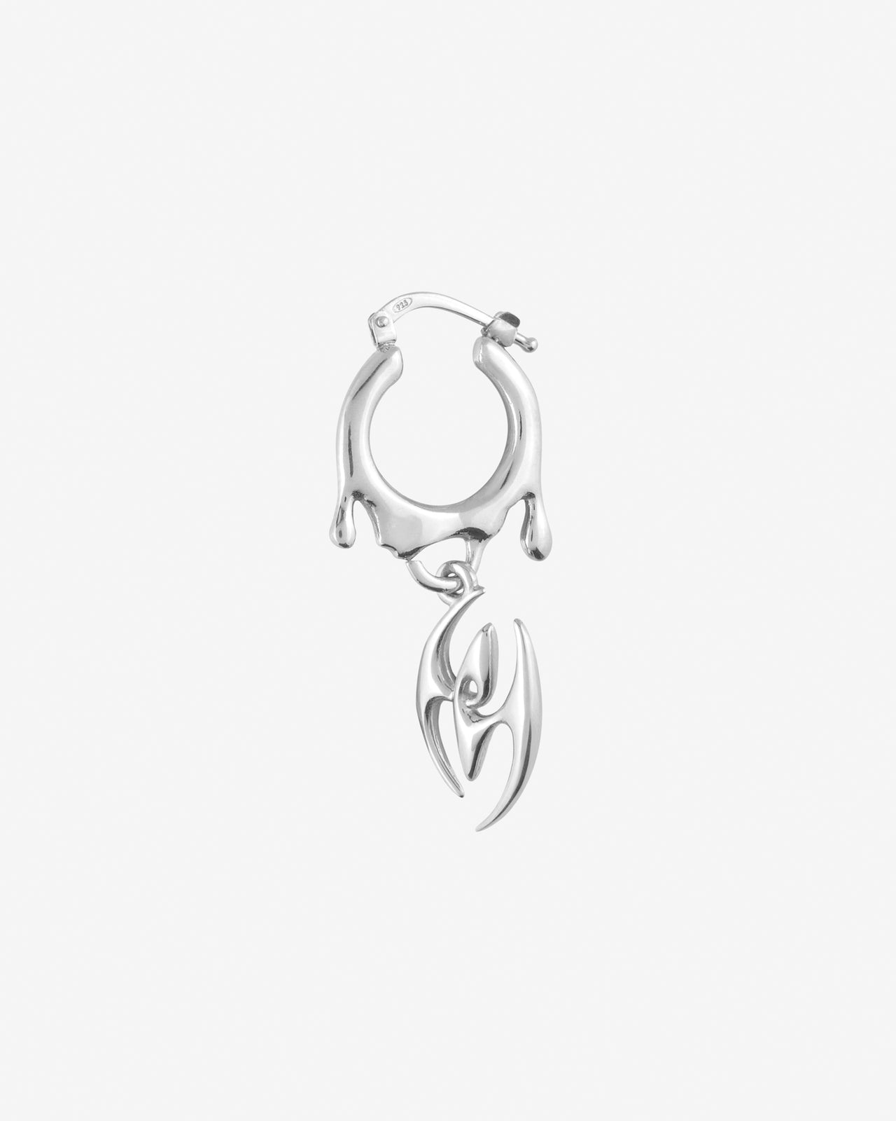 FLUID MOBILE EARRING SILVER