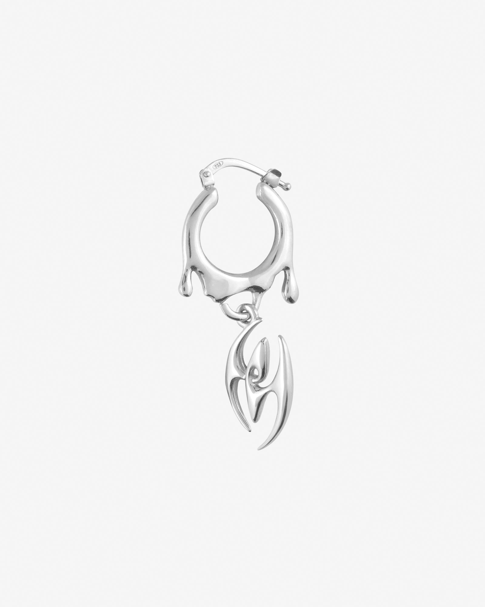 FLUID MOBILE EARRING SILVER