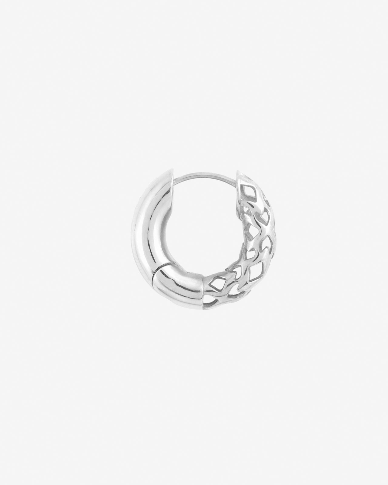 O EARRING SILVER