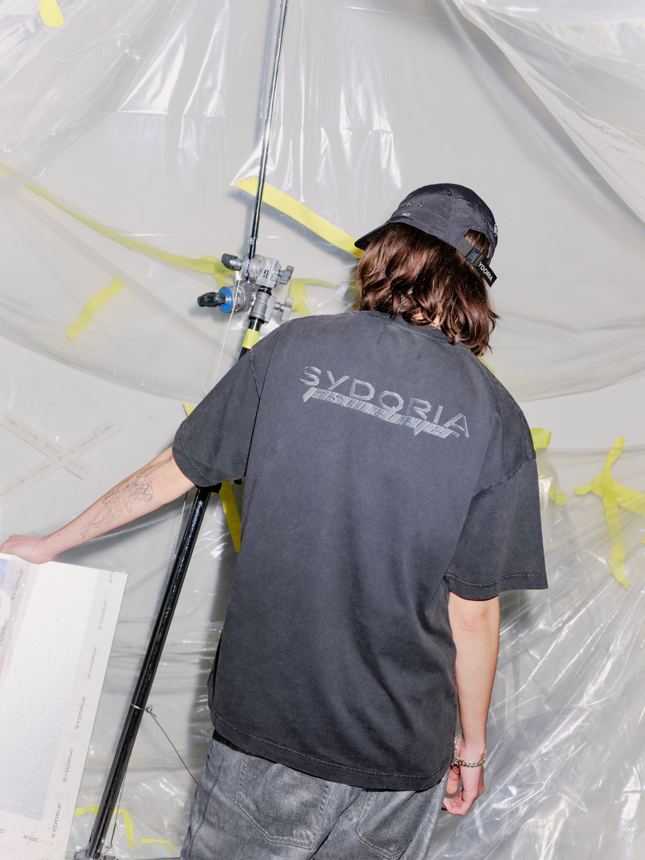 SYDORIA X JASON EBEYER T-shirt JXS Washed Black