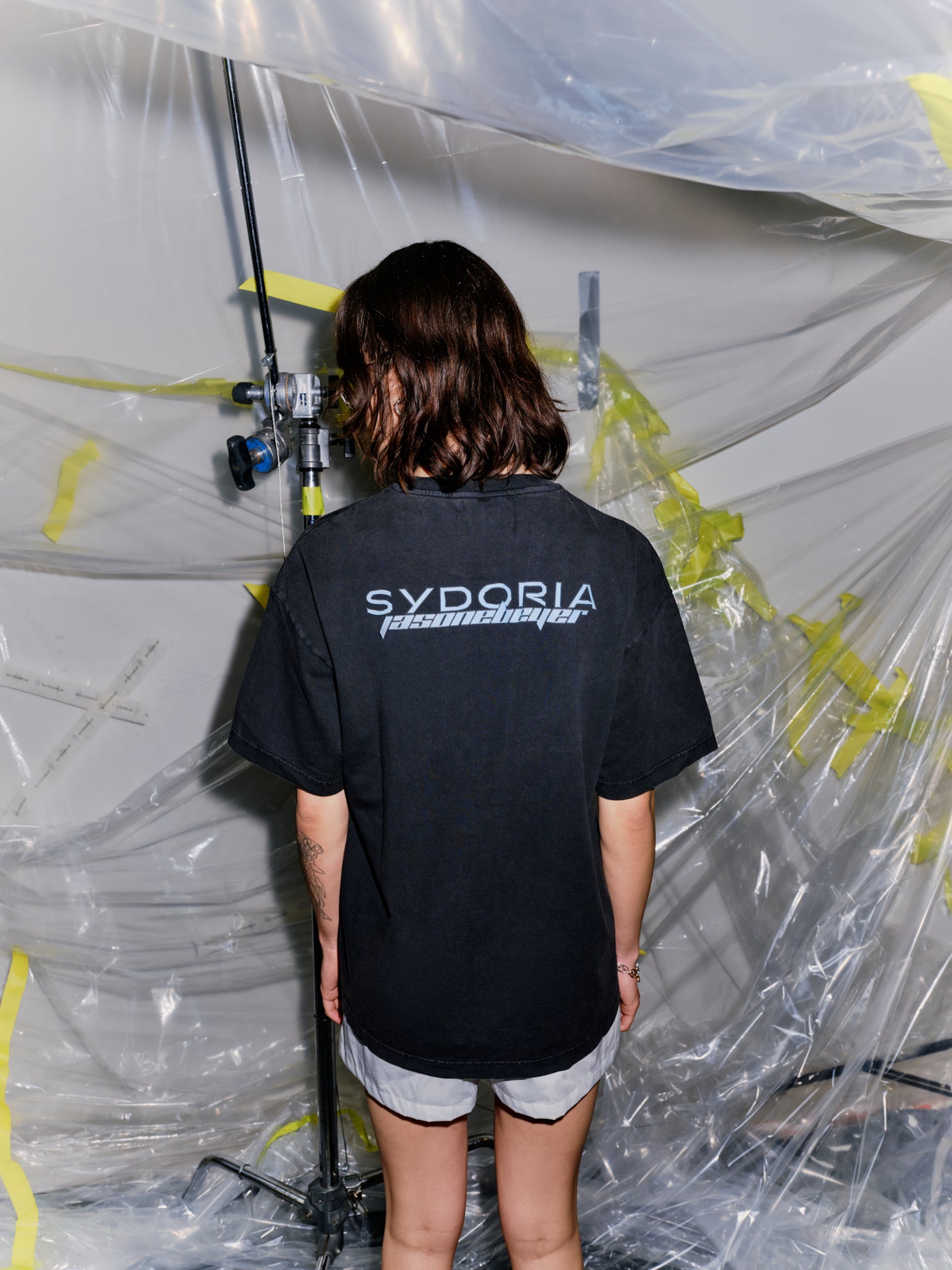 SYDORIA X JASON EBEYER T-shirt RE-FORM III Washed Black