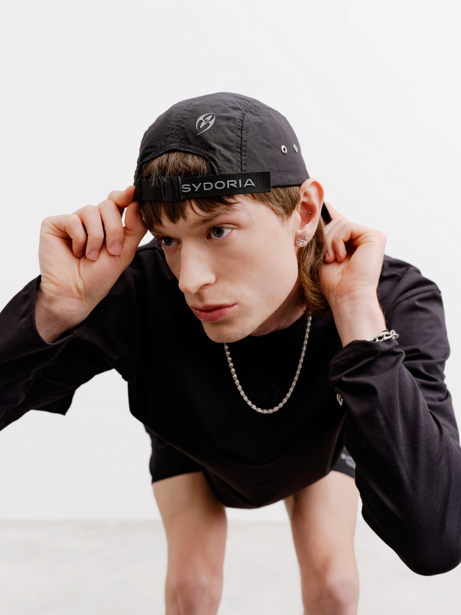 SYDO 5-PANEL CAP BLACK