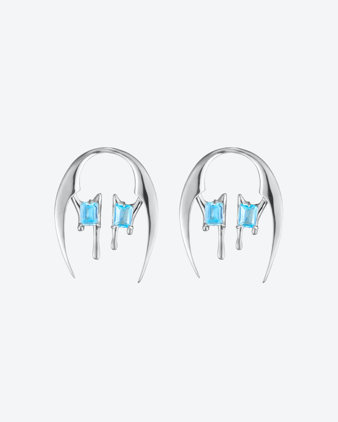 SPHERA DOUBLE TOPAZ EARRING