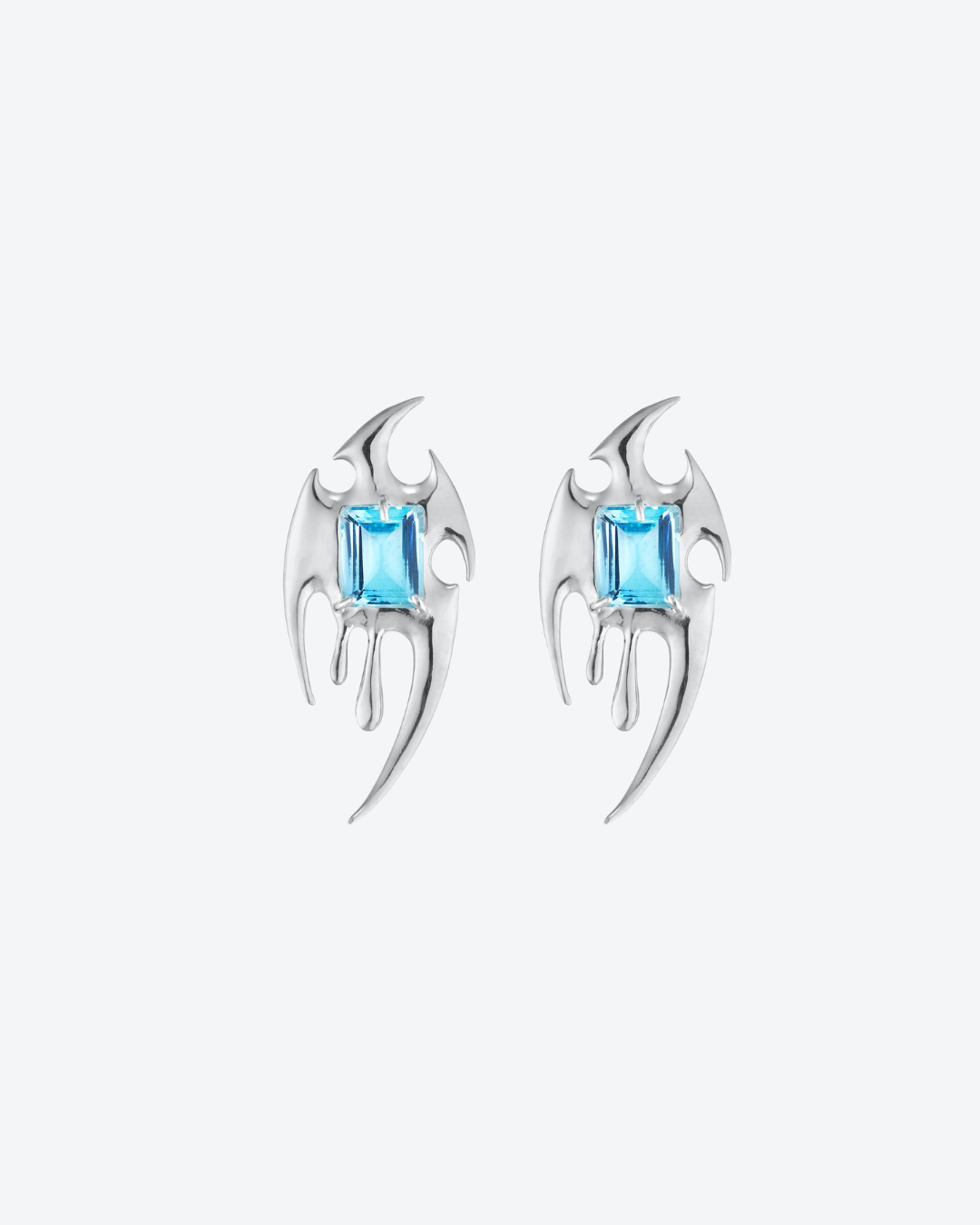 LIQUID BLADE TOPAZ EARRING