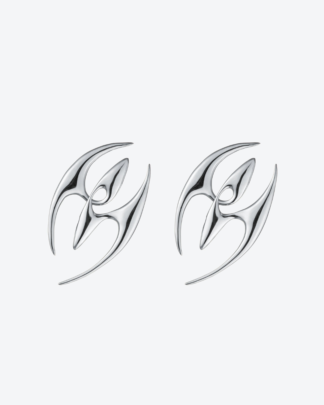 SYDORIA BIG EARRING SILVER
